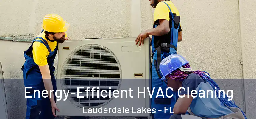Energy-Efficient HVAC Cleaning Lauderdale Lakes - FL